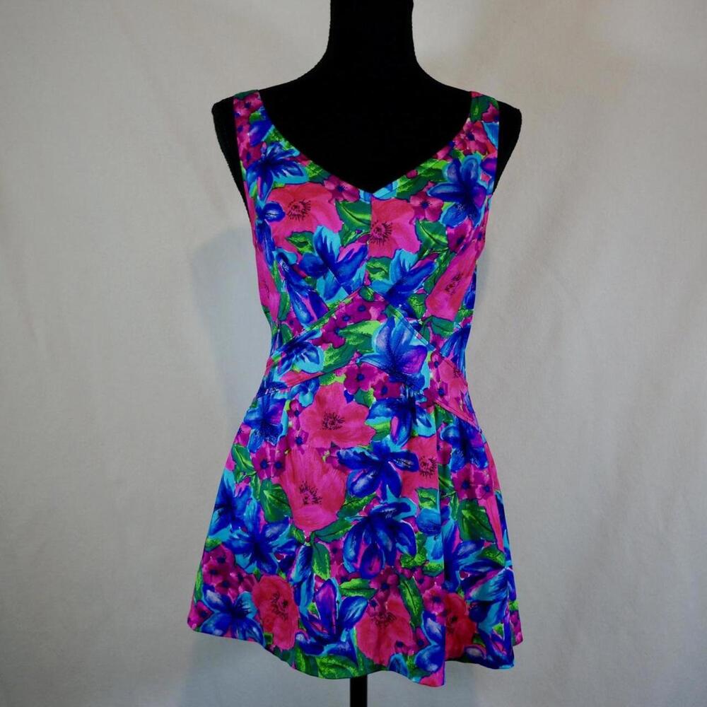 vintage 80s Jantzen one piece swimsuit